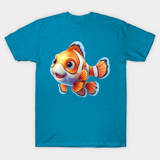 Baby Clownfish T-Shirt by Chromatic Fusion Studio